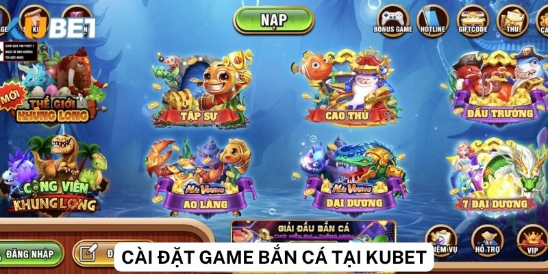 Game bắn cá Kubet và các tính năng hấp dẫn